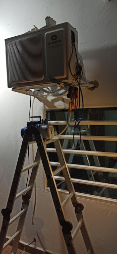 Instalacion de aire acondicionado marca Olimpo Inverter